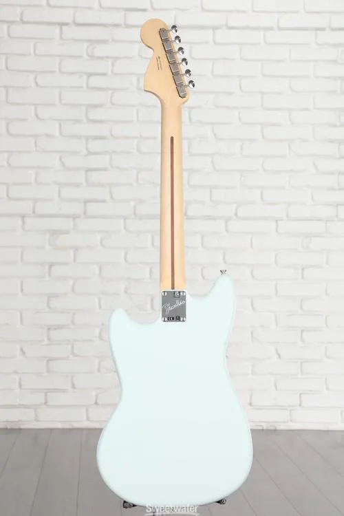  Fender American Performer Mustang - Satin Sonic Blue with Rosewood Fingerboard