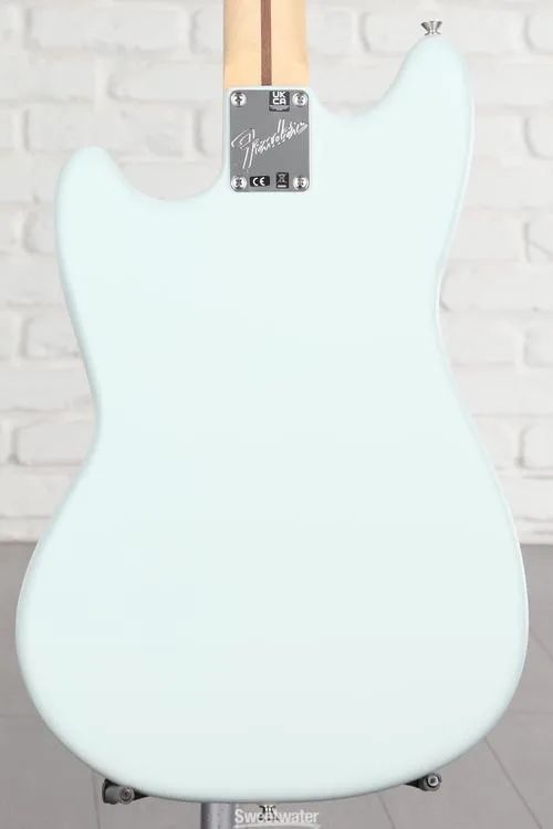  Fender American Performer Mustang - Satin Sonic Blue with Rosewood Fingerboard