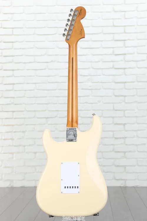  Fender Jimi Hendrix Stratocaster - Olympic White with Maple Fingerboard