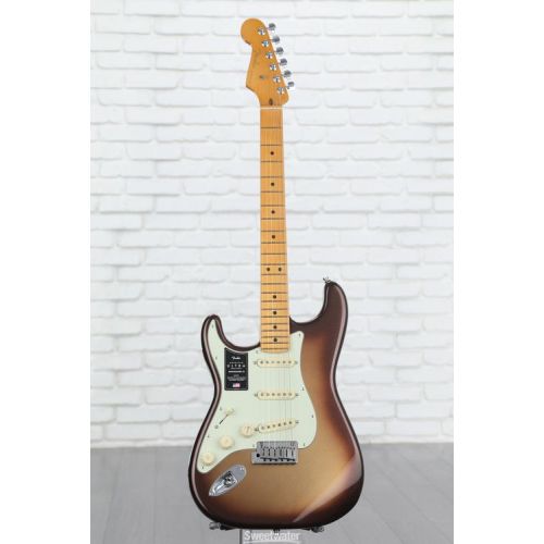  Fender American Ultra Stratocaster Left-handed - Mocha Burst with Maple Fingerboard