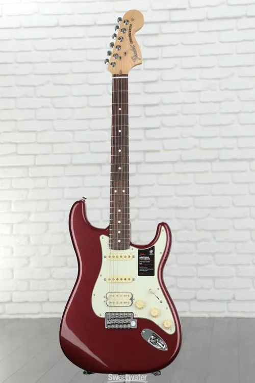  Fender American Performer Stratocaster HSS - Aubergine with Rosewood Fingerboard