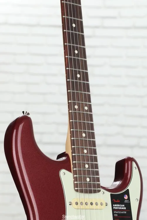  Fender American Performer Stratocaster HSS - Aubergine with Rosewood Fingerboard