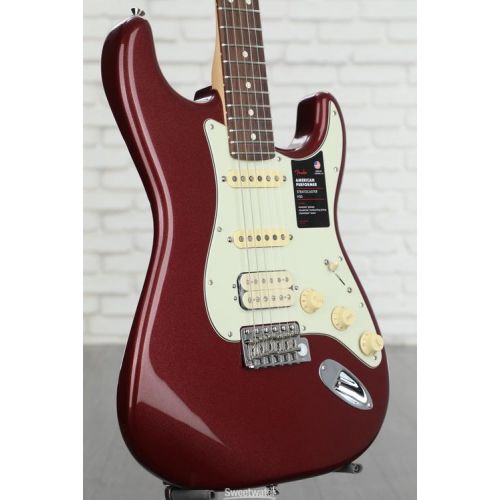  Fender American Performer Stratocaster HSS - Aubergine with Rosewood Fingerboard