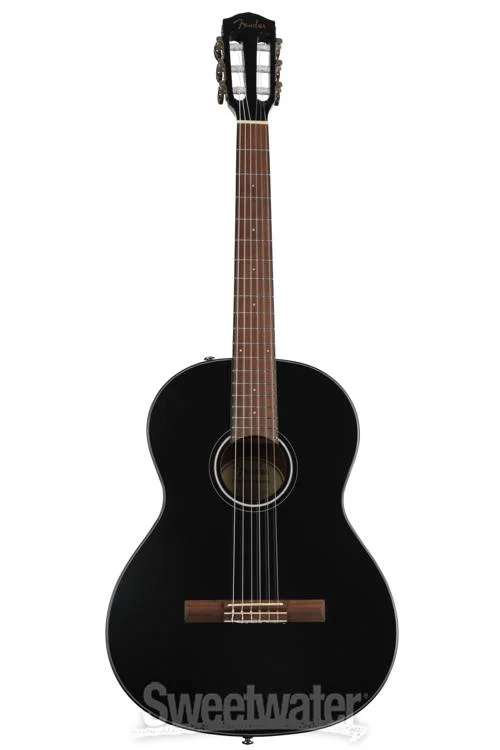  Fender CN-60S Nylon-string Classical Guitar - Black