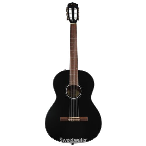  Fender CN-60S Nylon-string Classical Guitar - Black