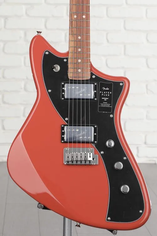 Fender Player Plus Meteora HH Electric Guitar - Fiesta Red with Pau Ferro Fingerboard