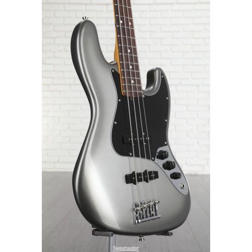  Fender American Professional II Jazz Bass - Mercury with Rosewood Fingerboard Demo