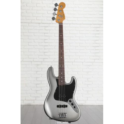  Fender American Professional II Jazz Bass - Mercury with Rosewood Fingerboard Demo