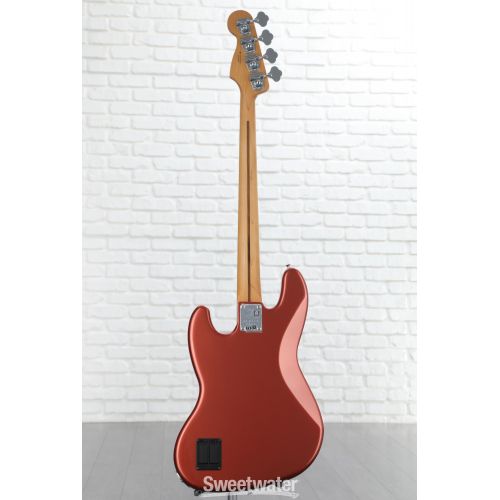  Fender Player Plus Active Jazz Bass - Aged Candy Apple Red with Maple Fingerboard