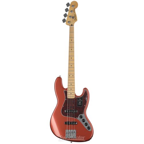  Fender Player Plus Active Jazz Bass - Aged Candy Apple Red with Maple Fingerboard