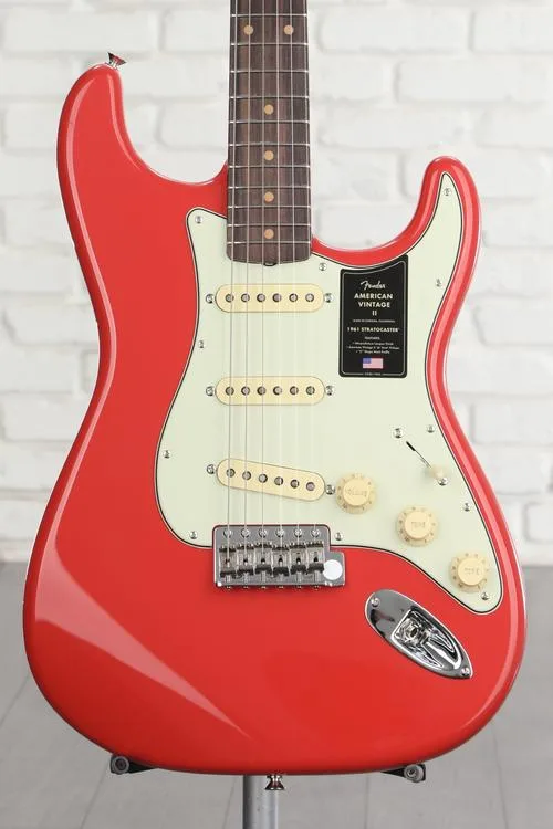Fender American Vintage II 1961 Stratocaster Electric Guitar - Fiesta Red Demo