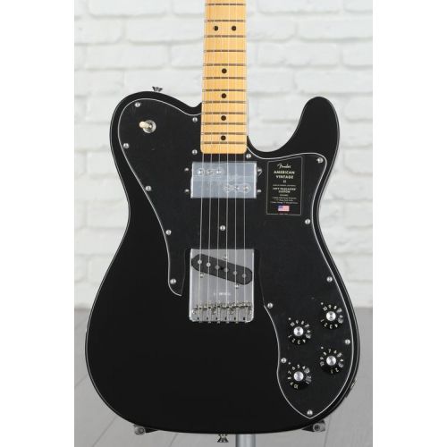  Fender American Vintage II 1977 Telecaster Custom Electric Guitar - Black