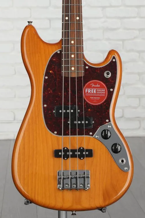 Fender Player Mustang Bass PJ - Aged Natural Demo