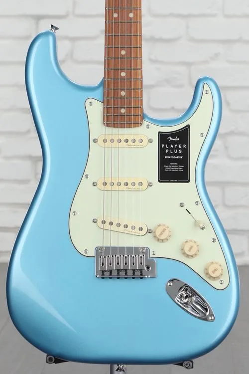 Fender Player Plus Stratocaster Electric Guitar - Opal Spark with Pau Ferro Fingerboard