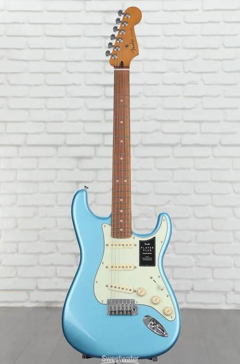  Fender Player Plus Stratocaster Electric Guitar - Opal Spark with Pau Ferro Fingerboard