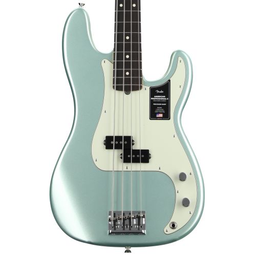  Fender American Professional II Precision Bass - Mystic Surf Green with Rosewood Fingerboard Demo