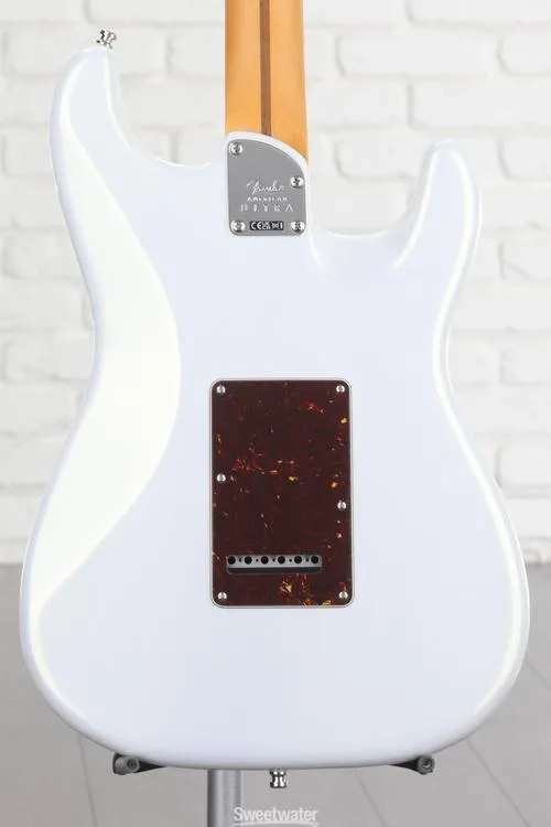  Fender American Ultra Stratocaster Left-handed - Arctic Pearl with Rosewood Fingerboard