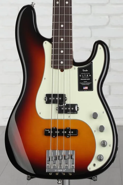 Fender American Ultra Precision Bass - Ultraburst with Rosewood Fingerboard Demo