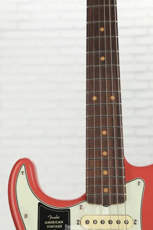  Fender American Vintage II 1961 Stratocaster Left-handed Electric Guitar - Fiesta Red Demo
