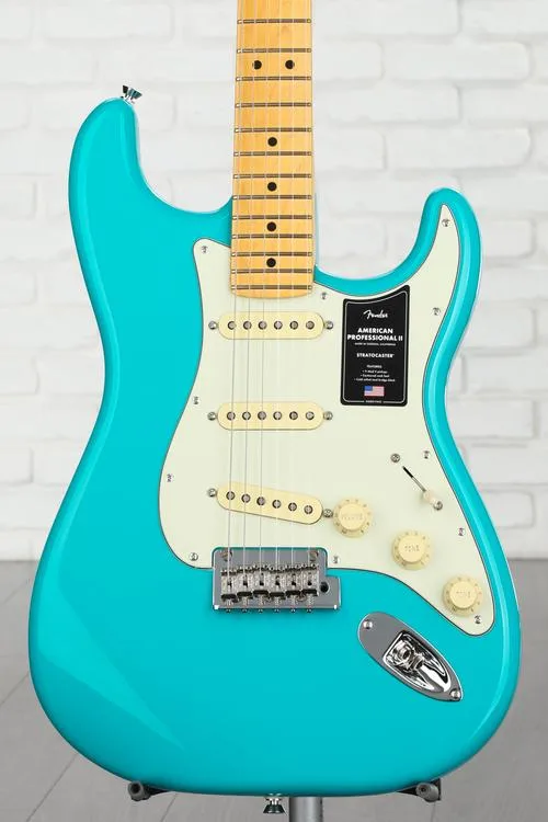 Fender American Professional II Stratocaster - Miami Blue with Maple Fingerboard