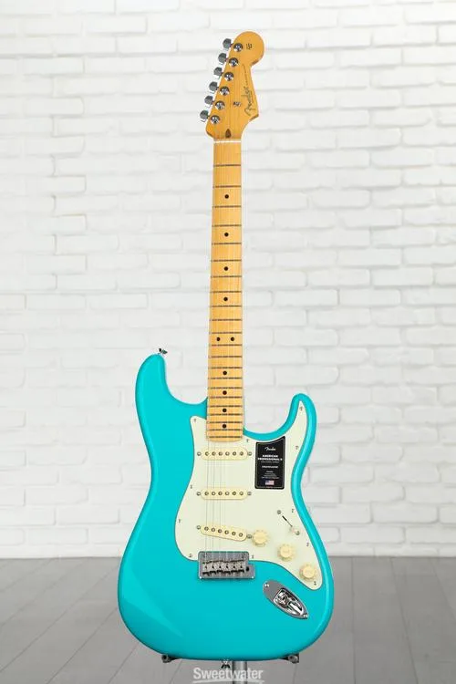  Fender American Professional II Stratocaster - Miami Blue with Maple Fingerboard