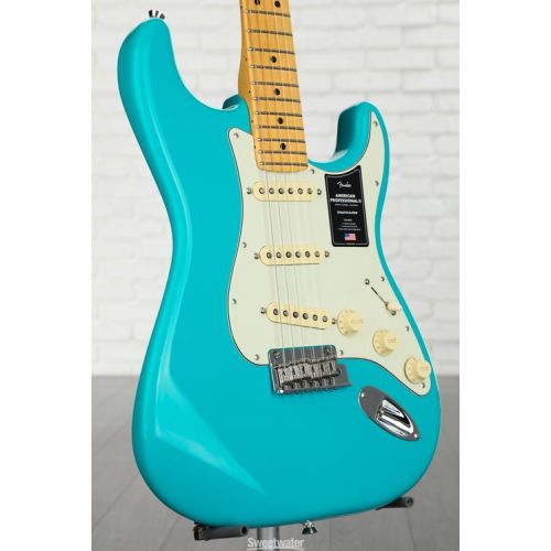  Fender American Professional II Stratocaster - Miami Blue with Maple Fingerboard