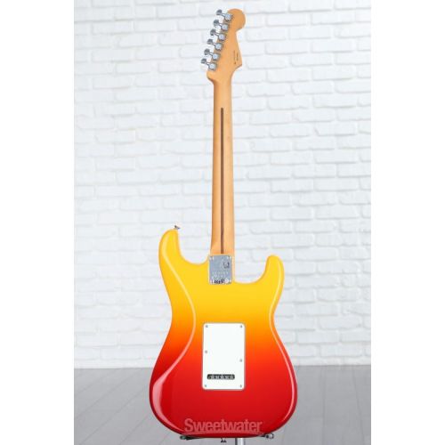  Fender Player Plus Stratocaster Left-handed Electric Guitar - Tequila Sunrise with Pau Ferro Fingerboard