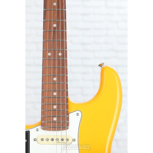  Fender Player Plus Stratocaster Left-handed Electric Guitar - Tequila Sunrise with Pau Ferro Fingerboard