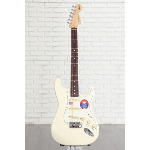  Fender Jeff Beck Stratocaster - Olympic White with Rosewood Fingerboard