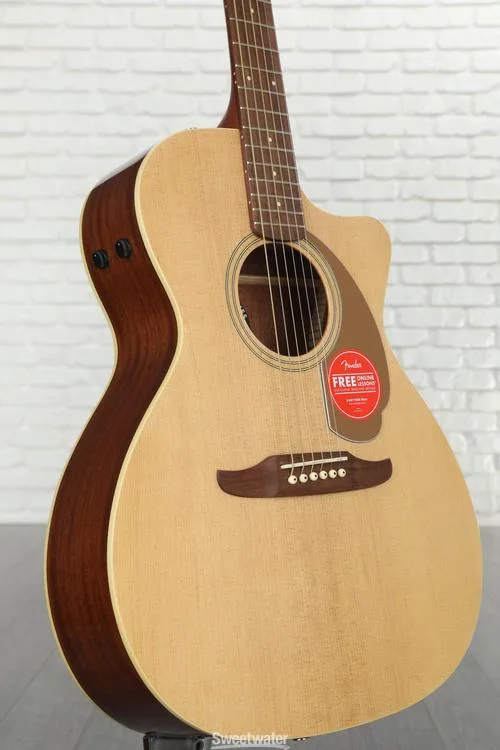 Fender Newporter Player Acoustic-electric Guitar - Natural Sapele