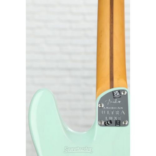  Fender American Ultra Luxe Telecaster - Surf Green with Rosewood Fingerboard