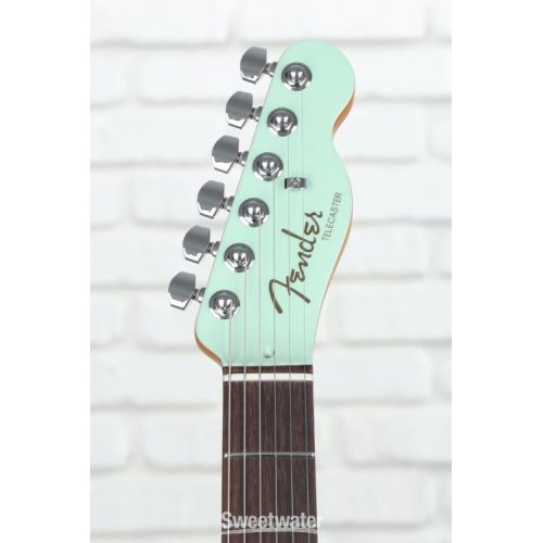  Fender American Ultra Luxe Telecaster - Surf Green with Rosewood Fingerboard