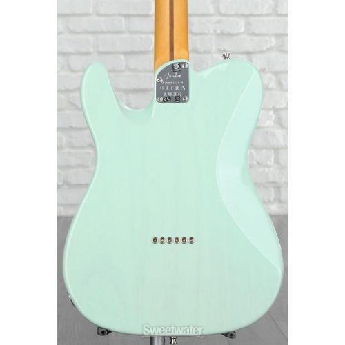  Fender American Ultra Luxe Telecaster - Surf Green with Rosewood Fingerboard