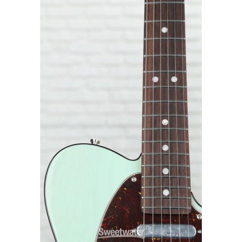  Fender American Ultra Luxe Telecaster - Surf Green with Rosewood Fingerboard