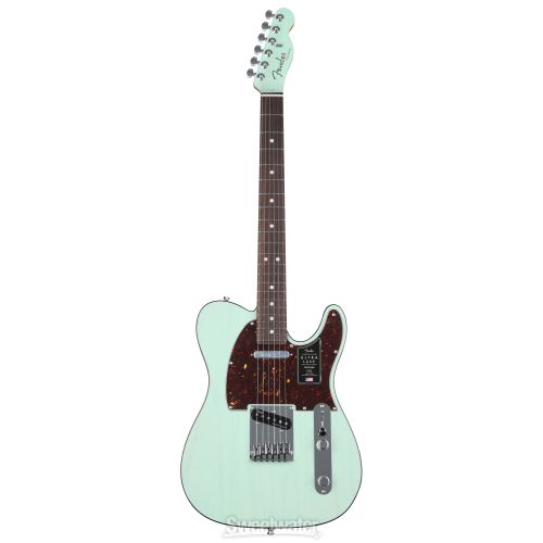  Fender American Ultra Luxe Telecaster - Surf Green with Rosewood Fingerboard