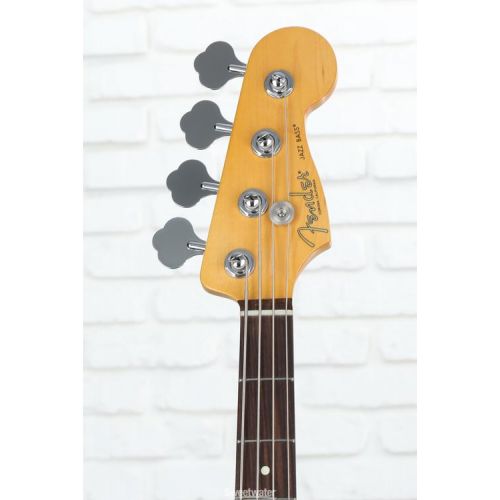  Fender American Professional II Jazz Bass - Miami Blue with Rosewood Fingerboard