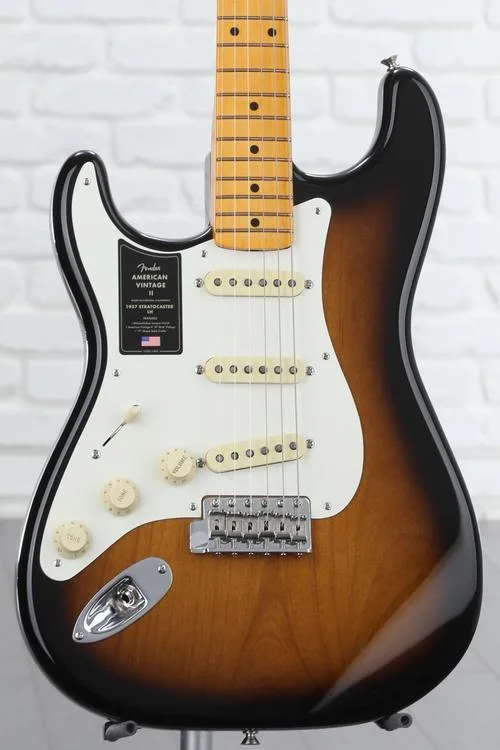 Fender American Vintage II 1957 Stratocaster Left-handed Electric Guitar - 2-color Sunburst