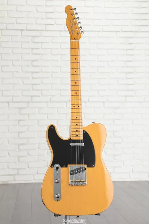  Fender American Vintage II 1951 Telecaster Left-handed Electric Guitar - Butterscotch Blonde Demo