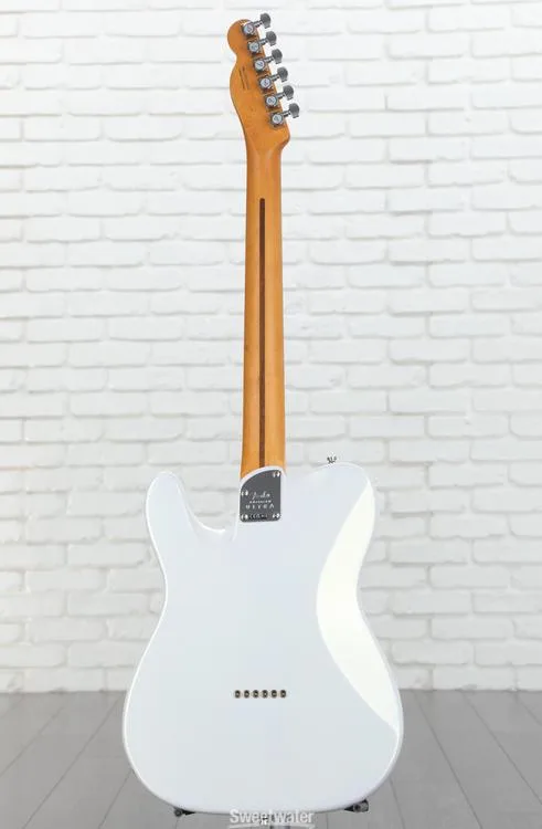  Fender American Ultra Telecaster - Arctic Pearl with Rosewood Fingerboard Demo