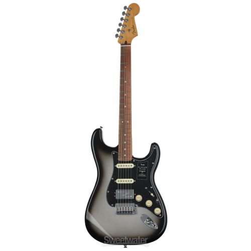  Fender Player Plus Stratocaster HSS Electric Guitar - Silverburst with Pau Ferro Fingerboard