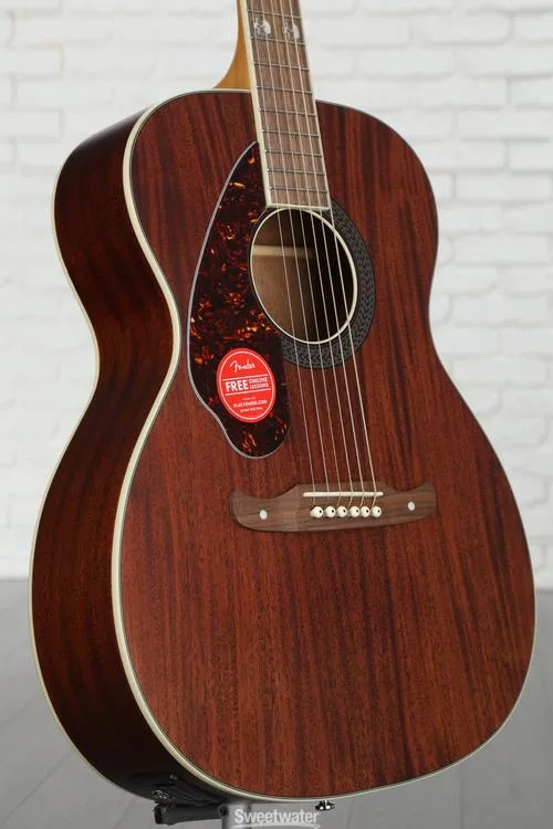 Fender Tim Armstrong Hellcat, Left-Handed Acoustic-Electric Guitar - Natural with Walnut Fingerboard