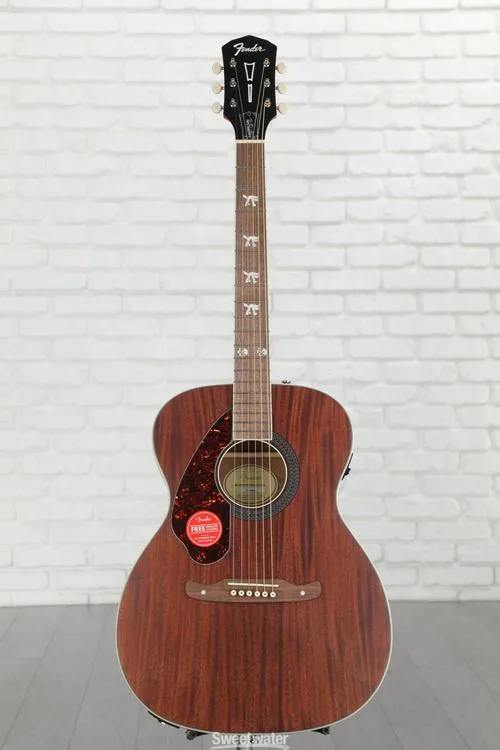  Fender Tim Armstrong Hellcat, Left-Handed Acoustic-Electric Guitar - Natural with Walnut Fingerboard