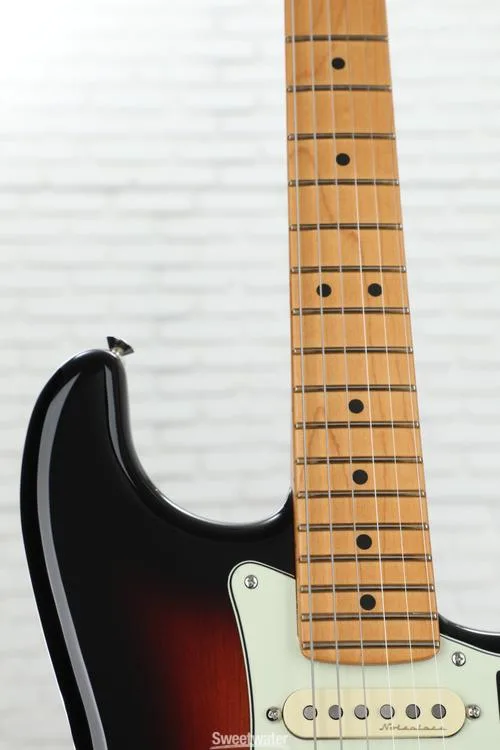  Fender Player Plus Stratocaster Electric Guitar - 3-tone Sunburst with Maple Fingerboard