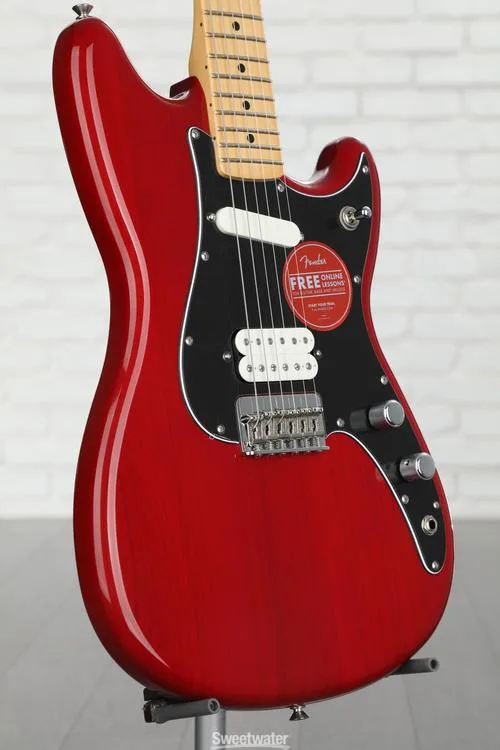  Fender Player Duo-Sonic HS - Crimson Red Transparent