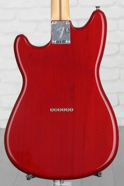  Fender Player Duo-Sonic HS - Crimson Red Transparent