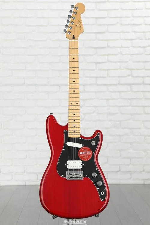  Fender Player Duo-Sonic HS - Crimson Red Transparent