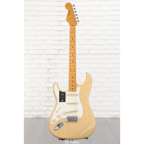  Fender American Vintage II 1957 Stratocaster Left-handed Electric Guitar - Vintage Blonde