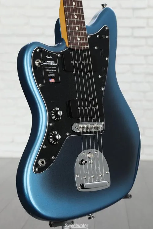  Fender American Professional II Jazzmaster Left-handed - Dark Night with Rosewood Fingerboard Demo