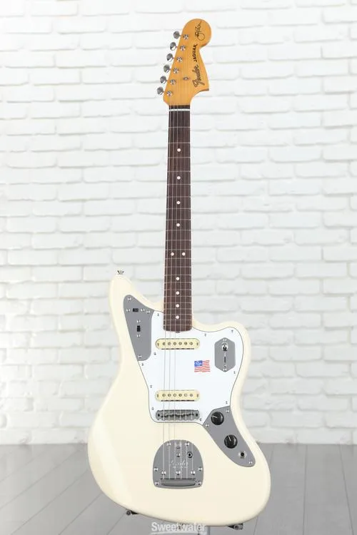  Fender Johnny Marr Jaguar - Olympic White with Rosewood Fingerboard Demo