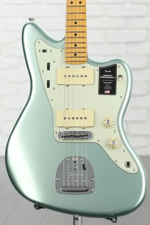 Fender American Professional II Jazzmaster - Mystic Surf Green with Maple Fingerboard